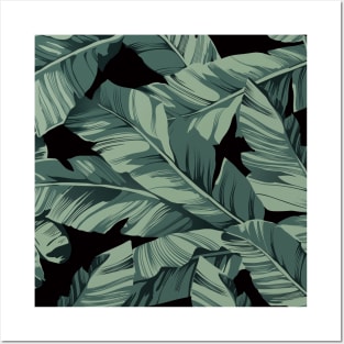 Banana leaves 6 Posters and Art